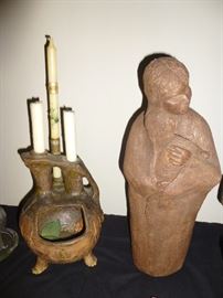 The sculptures by Gerda Rasmussen 