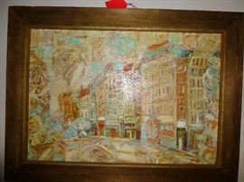 Art work Paris Street By Jack LaChapelle