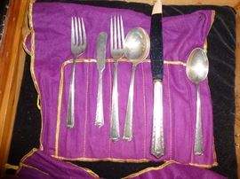 24Pc. Fine Arts Sterling Silver "Processional" service for 4
