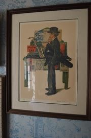 Rockwell Signed Litho