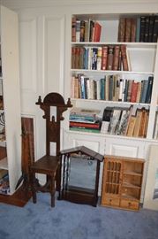 Books, Funky chair