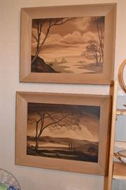 Framed in Laguna, pencil signed