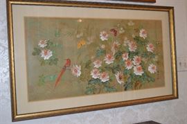 Chan, Original Oil on Cork Paper