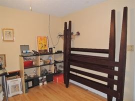 Storehouse queen 4-poser bed, office supplies, storage furniture, picture frames