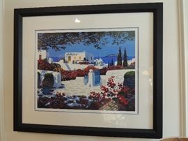 Many unique pieces from cruise ship art to signed/number pieces to originals and prints
Man of LaMancha: poster and print and statue
Indian sand art and other American Indian pieces (Ryan Burr)
Carsuzan Lithos
Matamon Pencils
Mary Vickers Litho