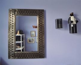 Large wall mirror