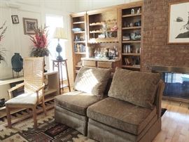 2 slipper chairs, 2 arm chairs, home decor