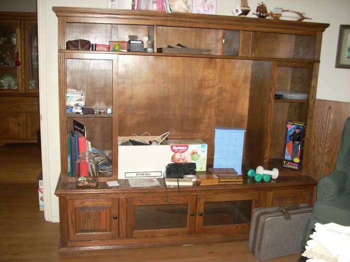 The wall unit SOLD Friday, but many of the items are available.