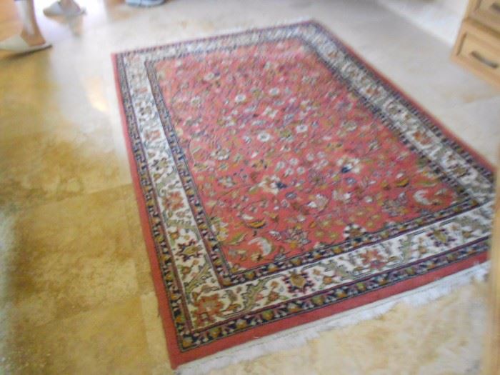 One of many rugs.