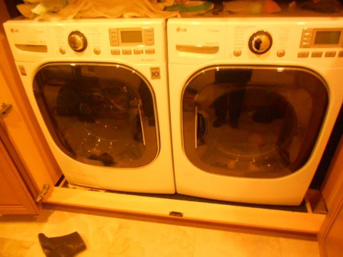 LG Washer and GAS Dryer.