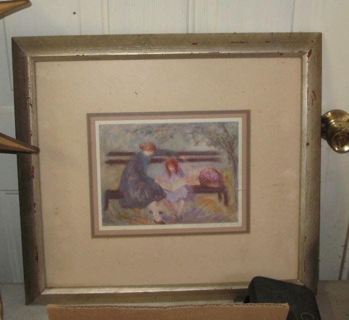 Barbara A. Wood signed limited edition seriograph