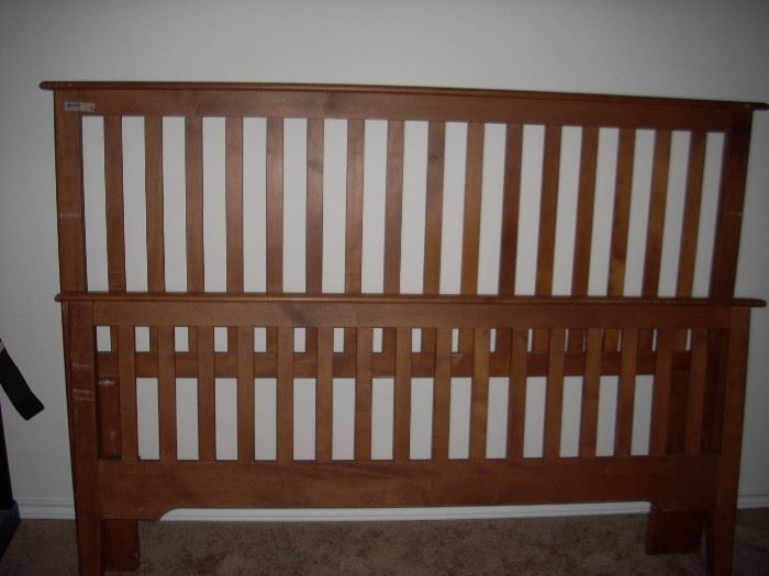Queen size Headboard and Footboard