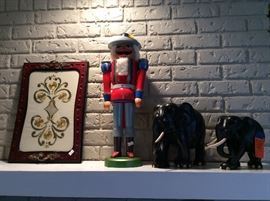 Ebonese set of two Elephants