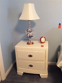 White night chest & lamp 
