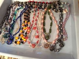Necklaces Murano & glass beads