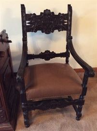 Pair of 19th century Spanish chairs