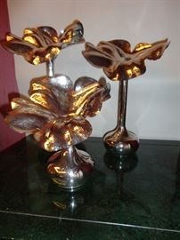 Sterling silver tall vases they are beautiful better looking in real