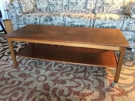Mid Century Modern two tier coffee table