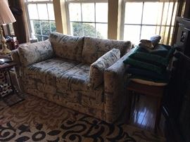 Living room love seat.