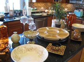 Kitchen serving and entertaining pieces