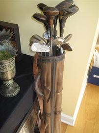 Vintage Wood Golf clubs 