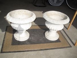 Cement urns 