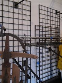 Wall racks, commercial display racks