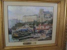 Biarritz, Thomas Kinkade oil painting