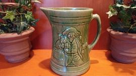 McCoy Pottery Buccaneer stoneware pitcher 1927