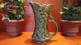 McCoy grape pitcher vase 1951