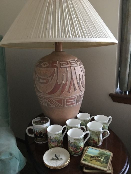 Table Lamp, Equestrian Themed Mugs