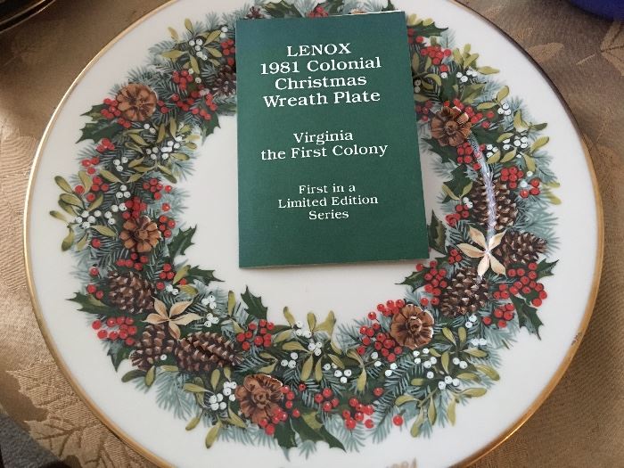 Lenox Christmas Plate