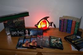 Harry Potter collection - books, wands, DVD's