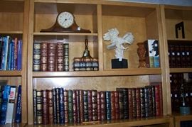 Beautiful leather books - a very good selection of good books