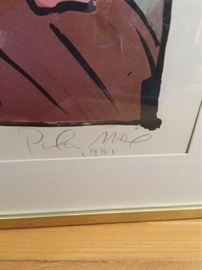 Peter Max signature 1981