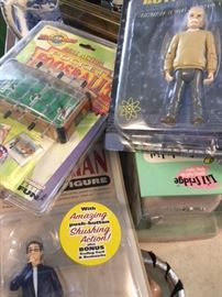 Gifts, action figures, games