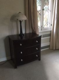 Nautica nightstand and lamp, pair