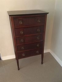 Antique sheet music cabinet/chest