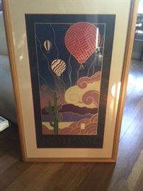 Albuquerque Balloon Festival framed poster