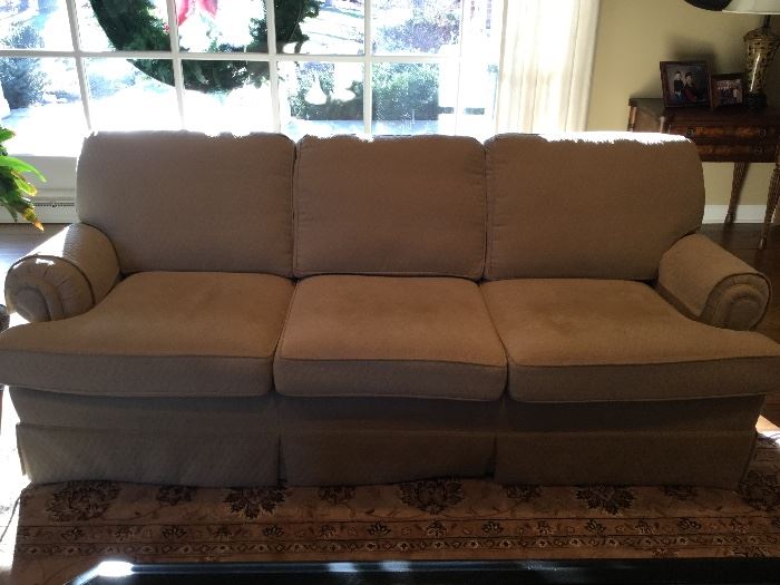 Custom living room cream sofa