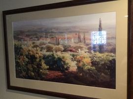 European scene print