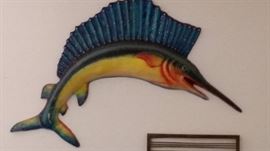HUGE FIBERGLASS SWORD FISH SALE PRICED $75