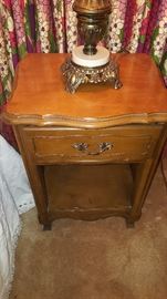 Bedside table - part of 5 piece French Provincial Bedroom Set