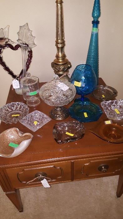 Assortment of 1960's - 1970's Glassware.