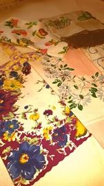 Several Really Colorful "Country" Table Cloths