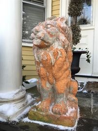 Lion Statuary, Pair! Happy Hunting! 