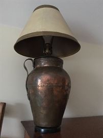 Copper Pitcher Lamp