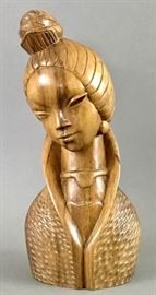 Asian Handcarved Madonna 