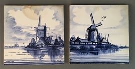 Vintage Delft Tiles 