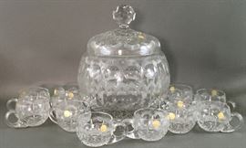 Kobani Crystal Punch Bowl